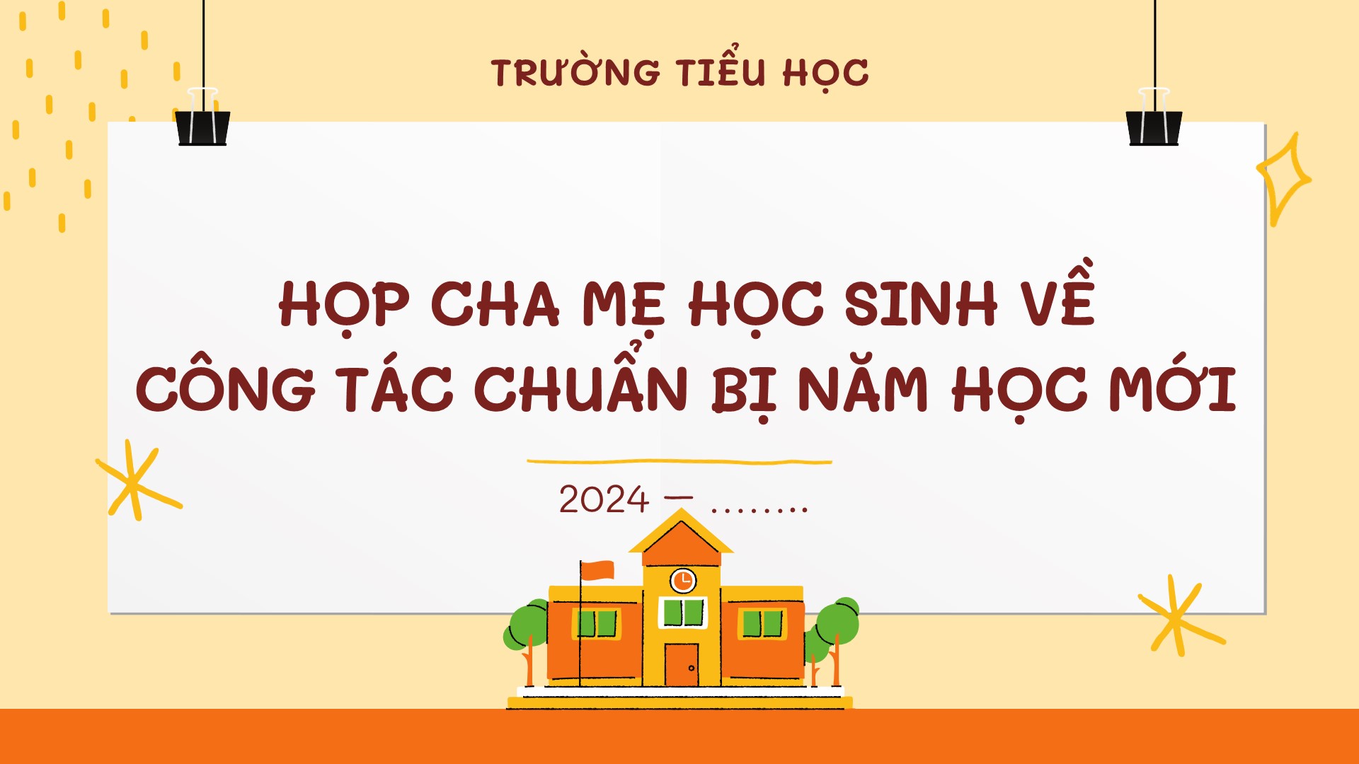 Họp phụ huynh đầu năm 02